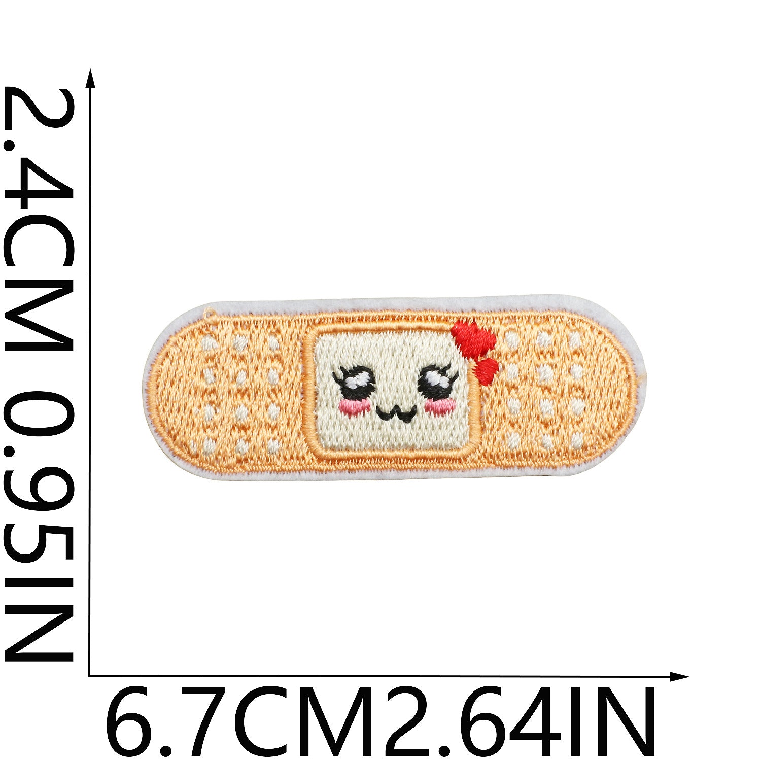 Wholesale Cartoon human organ embroidery patch medical equipment patch